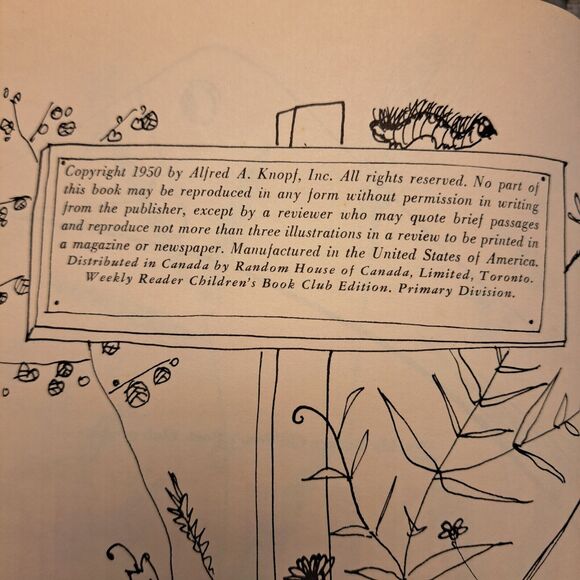 PETUNIA BY ROGER DUVOISIN HARDCOVER CHILDRENS BOOK 1950 VINTAGE CLASSIC ENGLISH - Picture 4 of 10